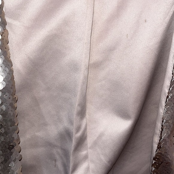 Baby Phat Sequin Jacket Women Medium Rose Gold Cropped Date Night Prom Wedding‎ - Picture 10 of 12